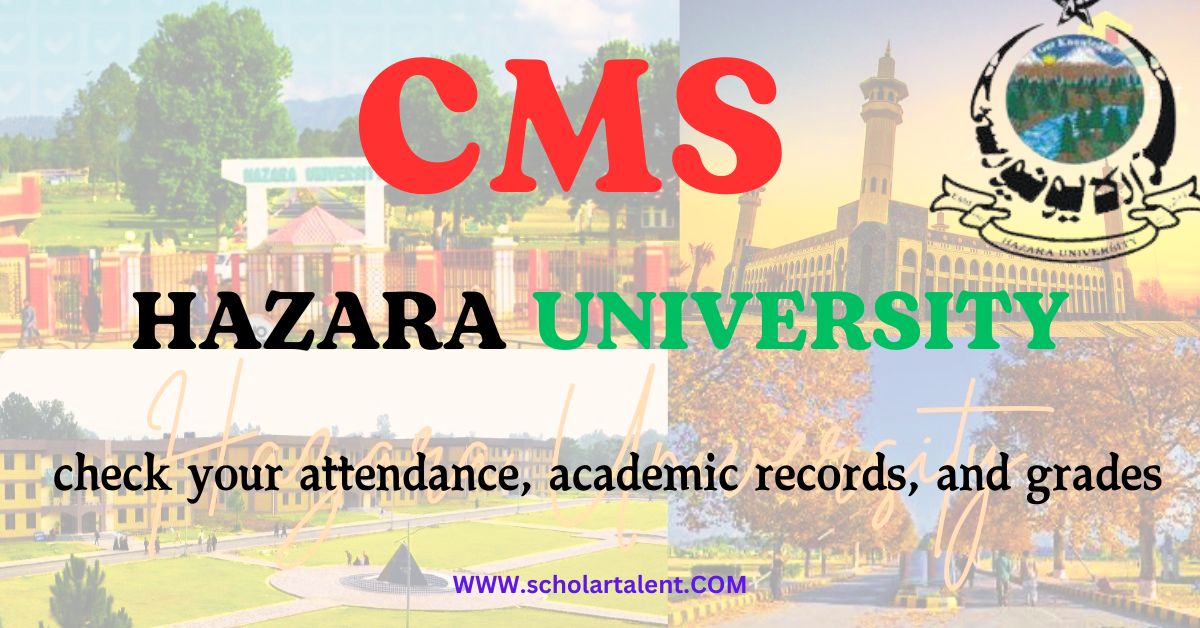 CMS Hazara University student portal