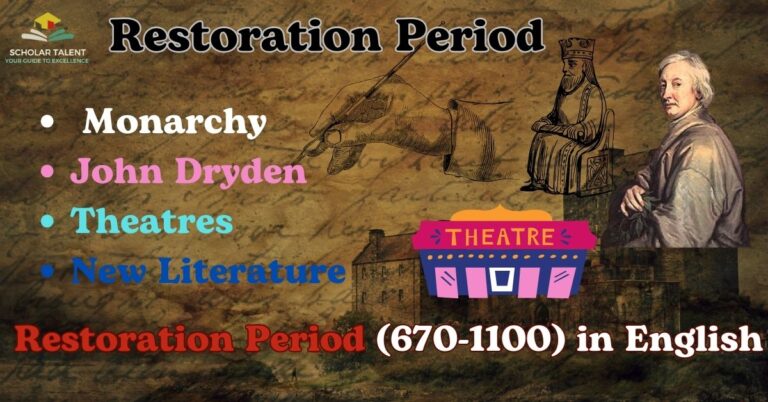 The Restoration Period (1660 - 1700): Transformation of English Literature