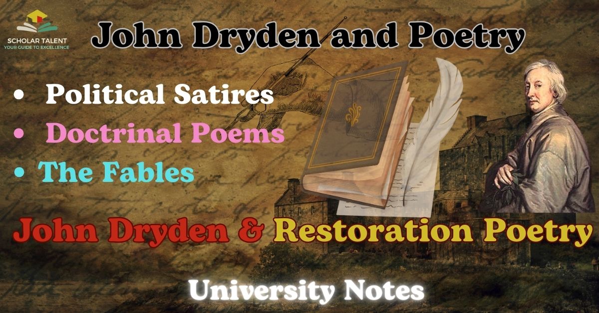 Discover John Dryden’s restoration poetry