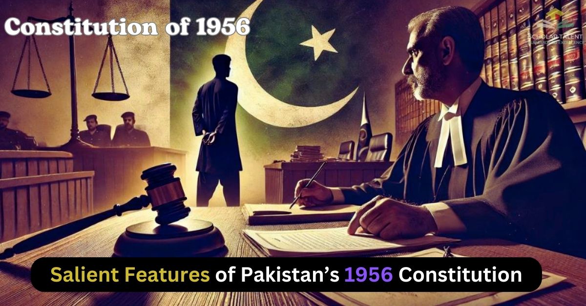 The salient features of the constitution of 1956.