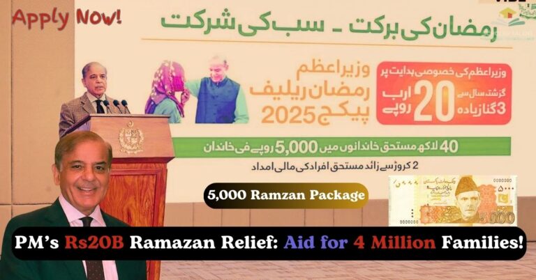 Prime Minister Shehbaz Sharif launches a Rs 20 billion Ramadan