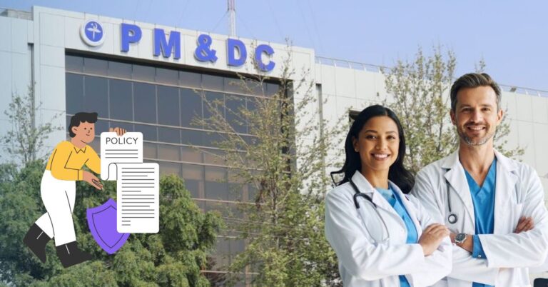 Doctors and pmdc building